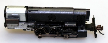 (image for) Complete Loco Chassis Black/Silver Fire Box (N Chassis 0-6-0)